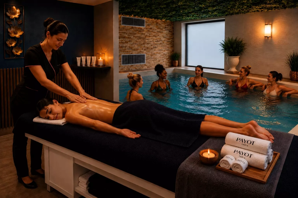 Massage bien-être pour EVJF avec accès privatif au spa Les Fées Spa