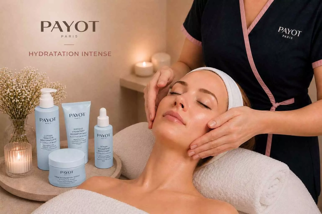 Soin visage Hydratation Intense Payot aux Fées Spa pour hydrater durablement la peau et lui redonner confort et éclat.